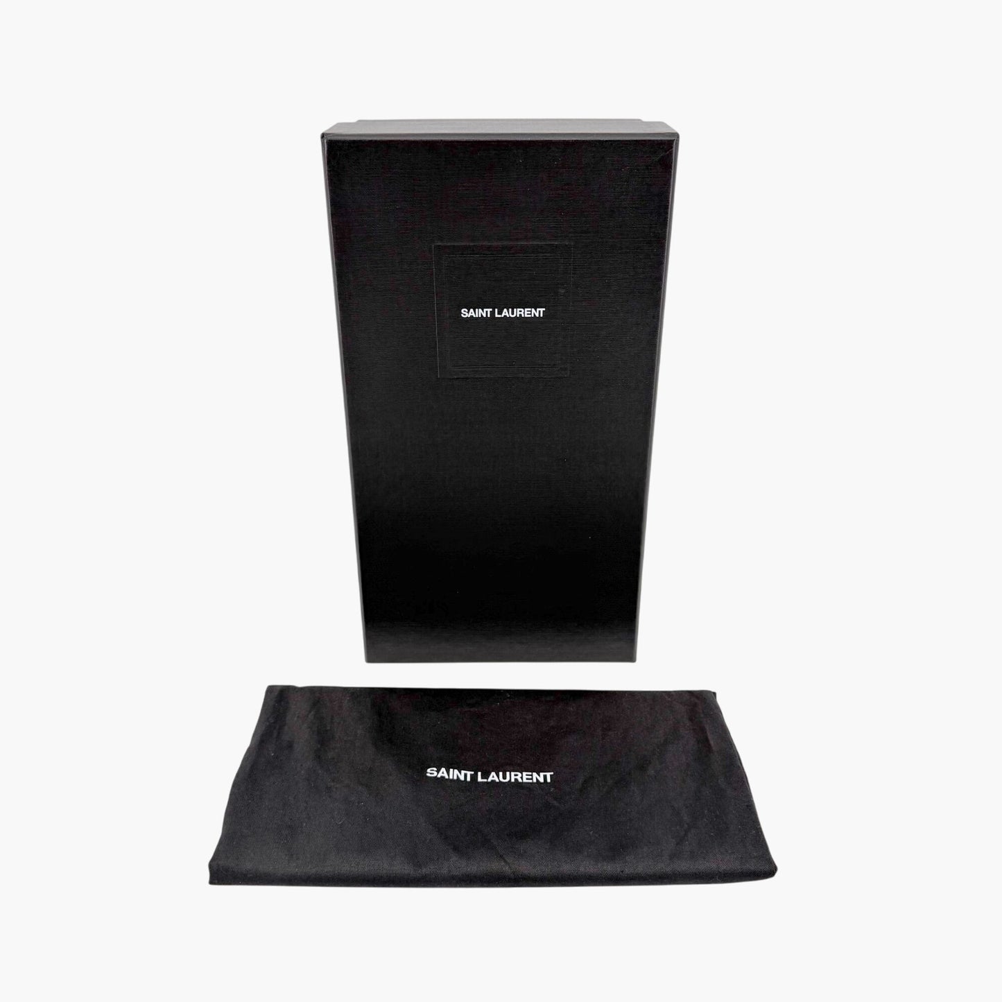 Saint Laurent Tribute Slide Sandals Black Size 38.5