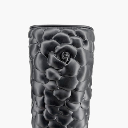 Valentino Atelier 03 Rose Rain Boots Black Size 38