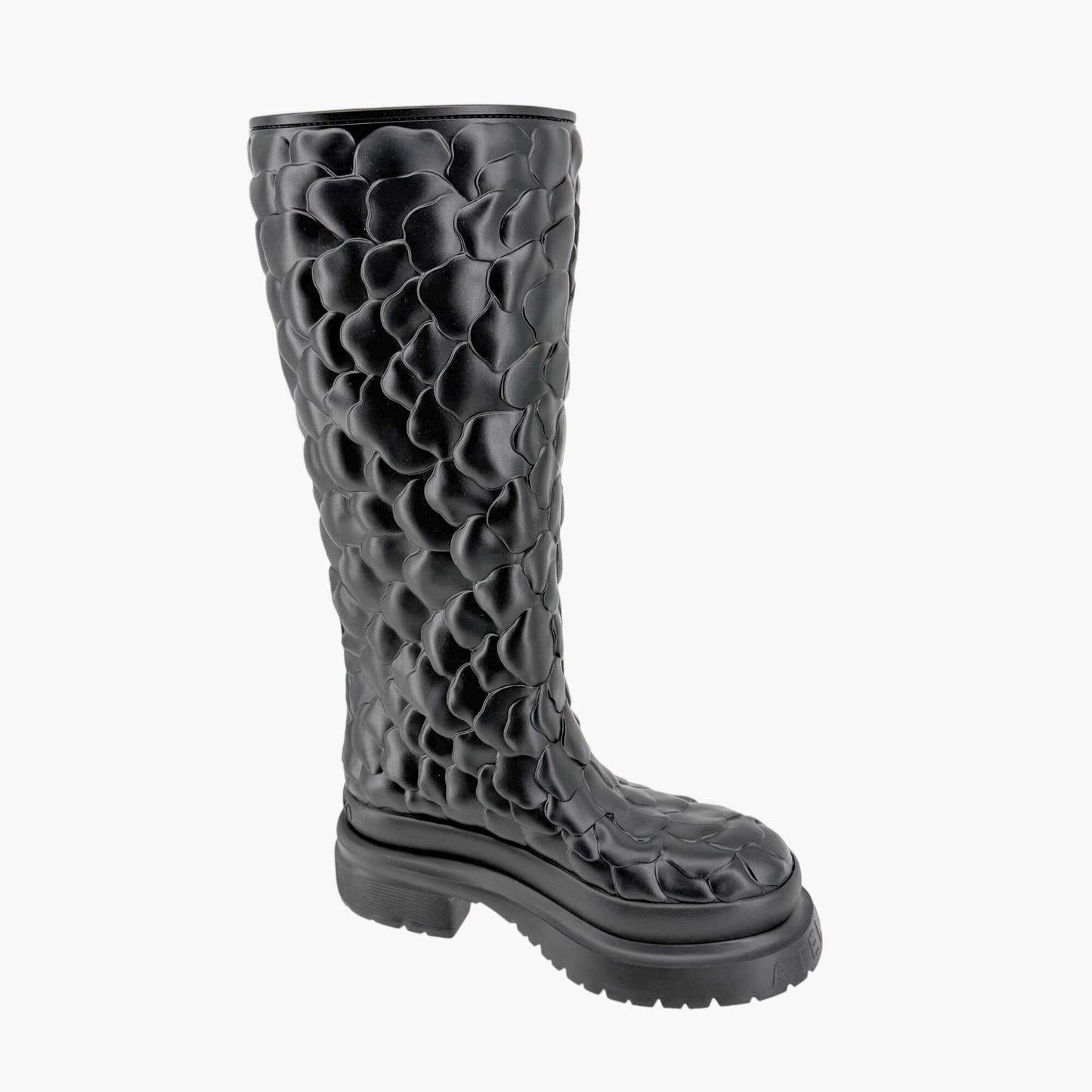 Valentino Atelier 03 Rose Rain Boots Black Size 38