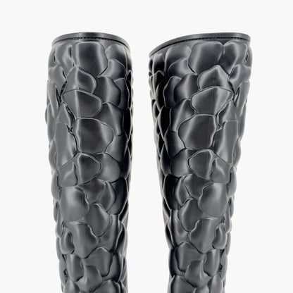 Valentino Atelier 03 Rose Rain Boots Black Size 38