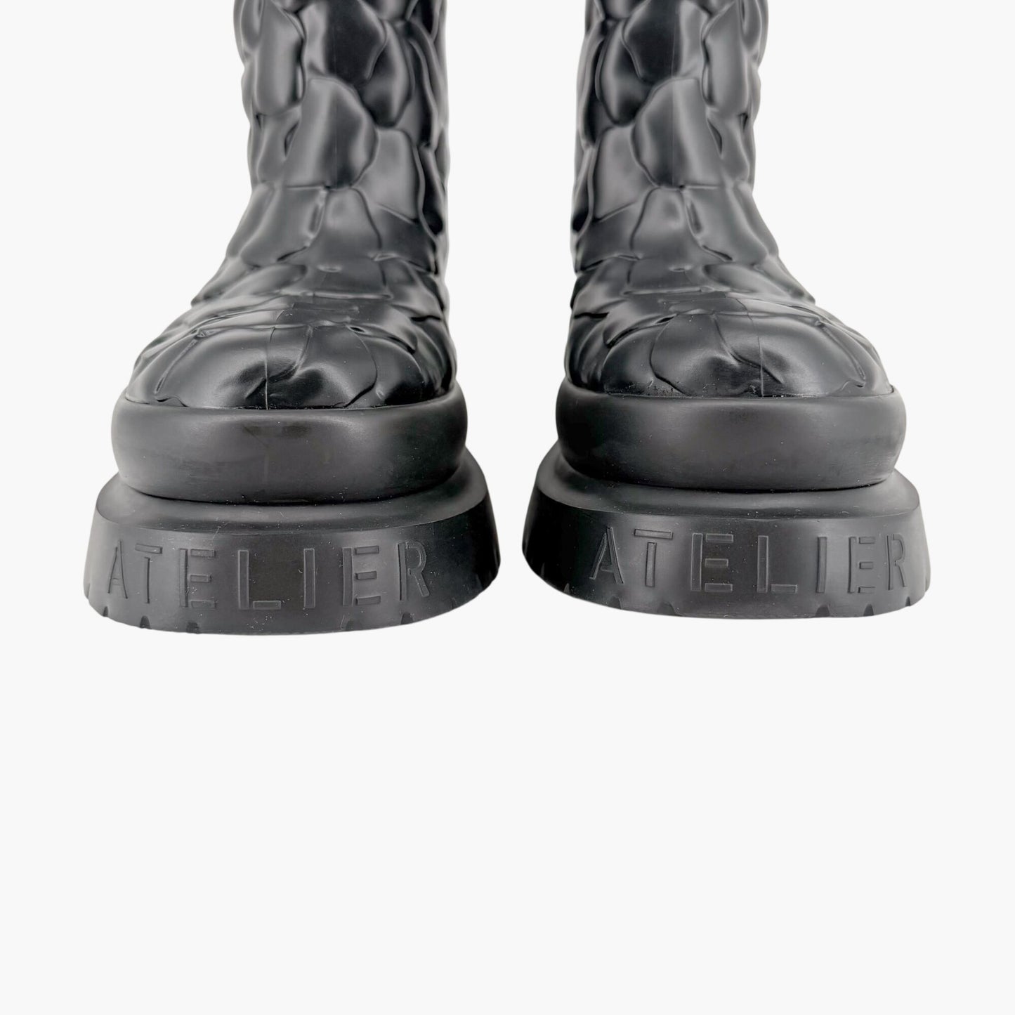 Valentino Atelier 03 Rose Rain Boots Black Size 38