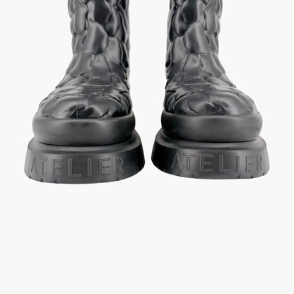 Valentino Atelier 03 Rose Rain Boots Black Size 38