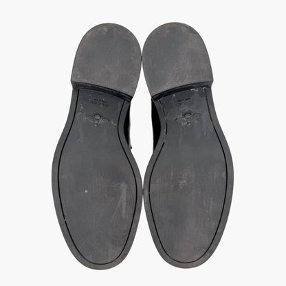 Gucci Deva Horsebit Chelsea Boots Black Leather Size 39.5