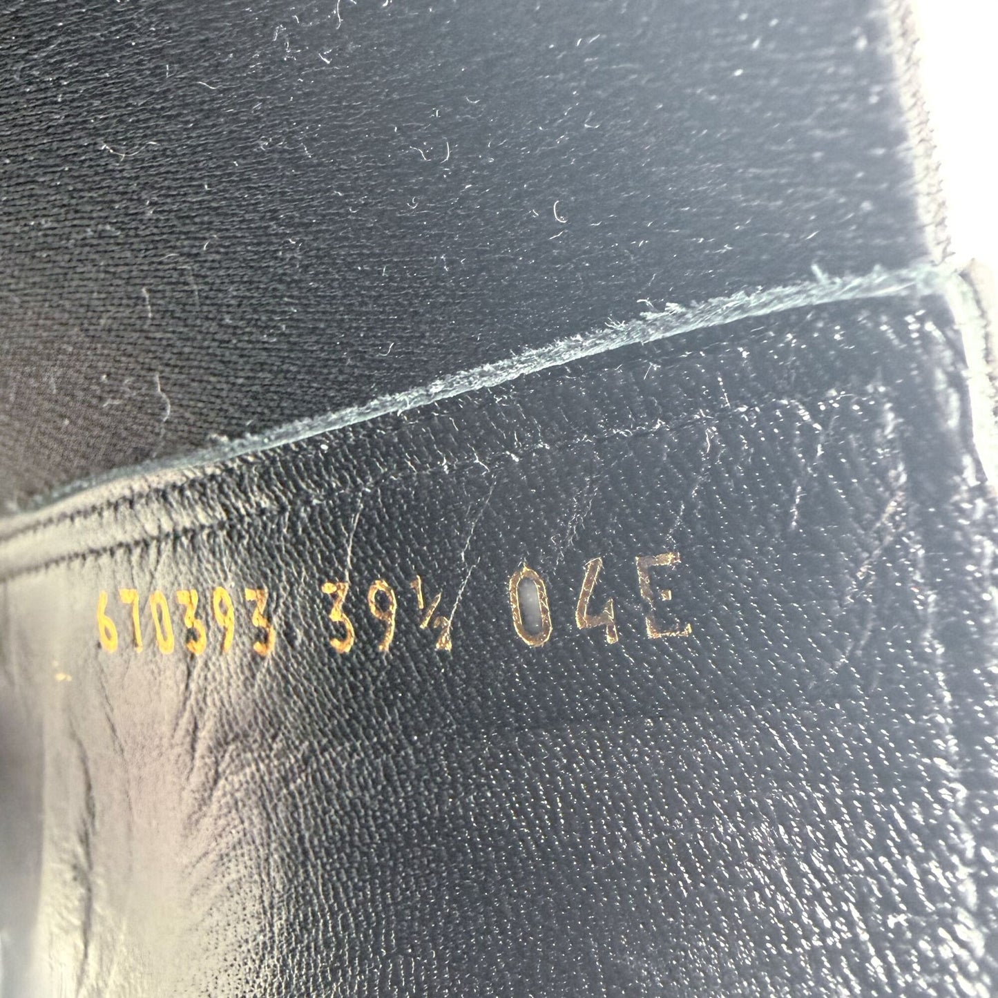 Gucci Deva Horsebit Chelsea Boots Black Leather Size 39.5