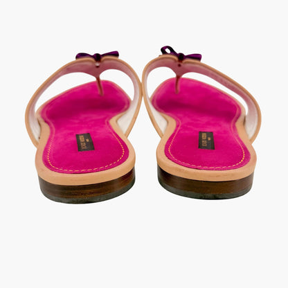 Louis Vuitton Murakami Multicolor Thong Sandals Size 40.5