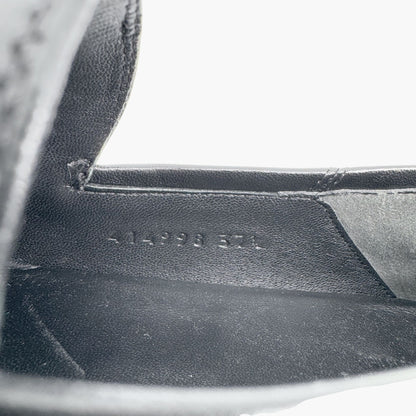 Gucci Brixton Horsebit Loafers in Black Leather Size 37.5