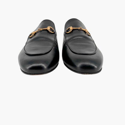 Gucci Princetown Horsebit Loafer Mules in Black Leather – Size 40
