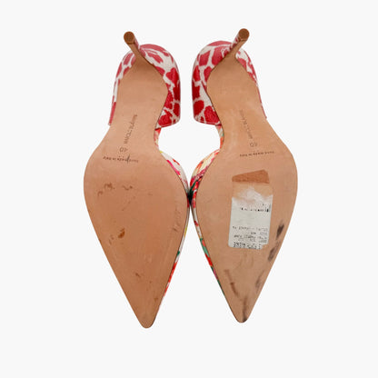 Manolo Blahnik Taylerbi Floral d’Orsay Pumps – Size 40