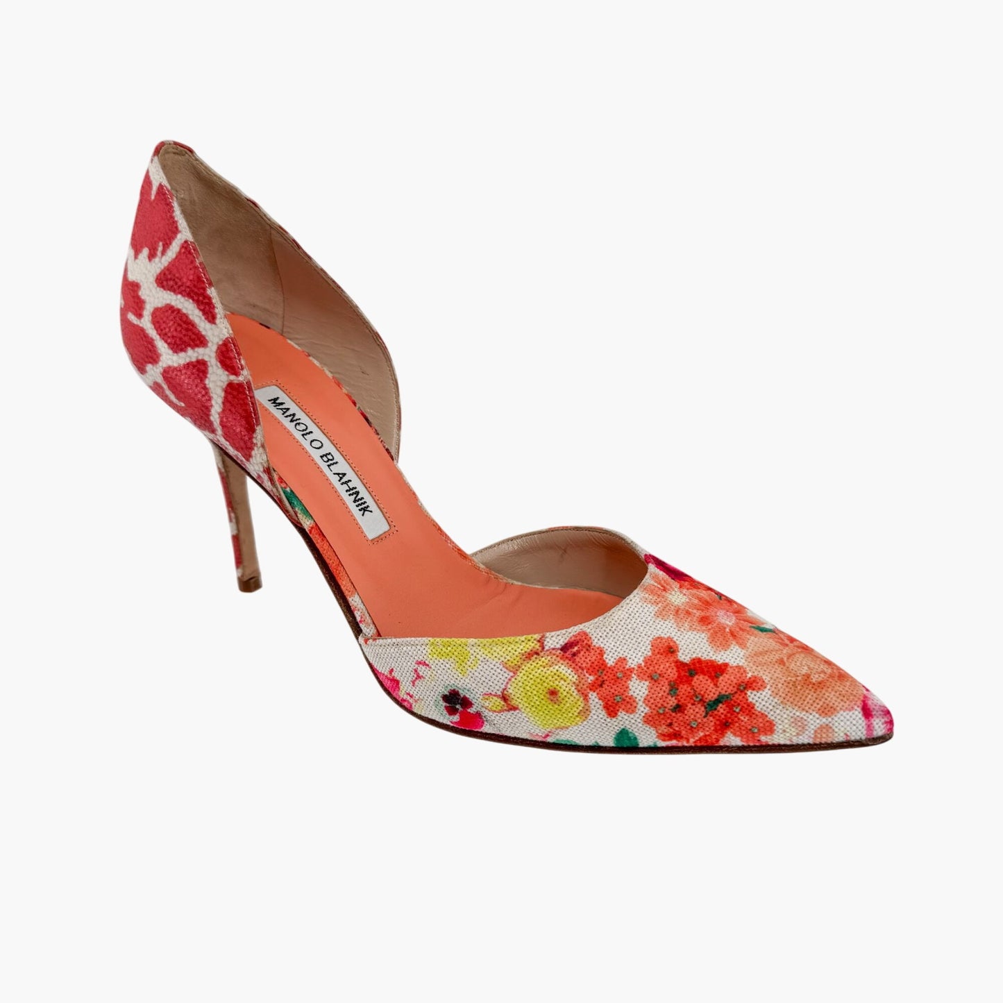 Manolo Blahnik Taylerbi Floral d’Orsay Pumps – Size 40
