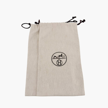 Hermès Oasis Crystal H Slide Sandals Black Silver Size 38