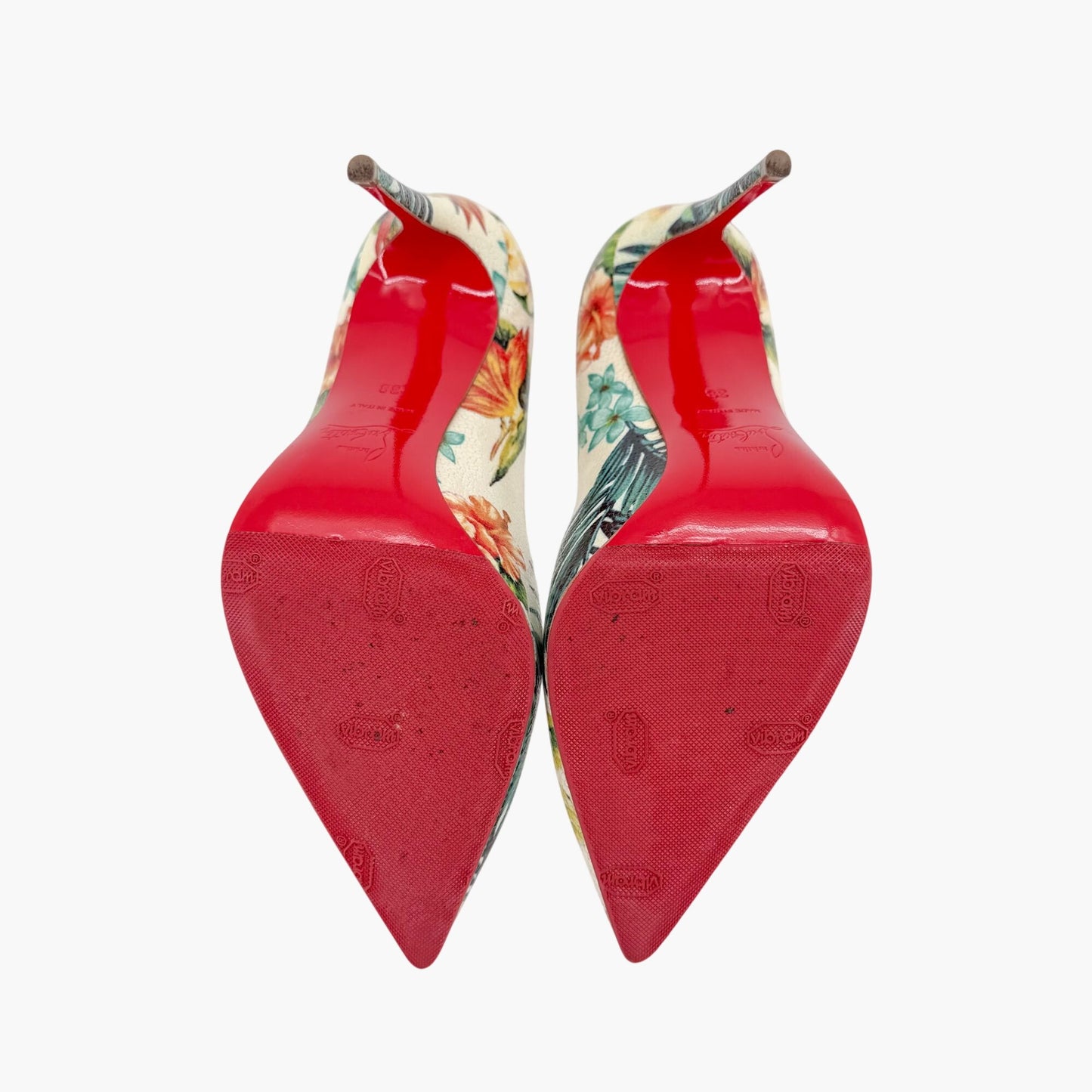 Christian Louboutin Pigalle 100 Hawaii Floral Pumps Size 38