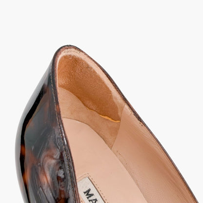 Manolo Blahnik BB Patent Pumps Brown Size 40.5