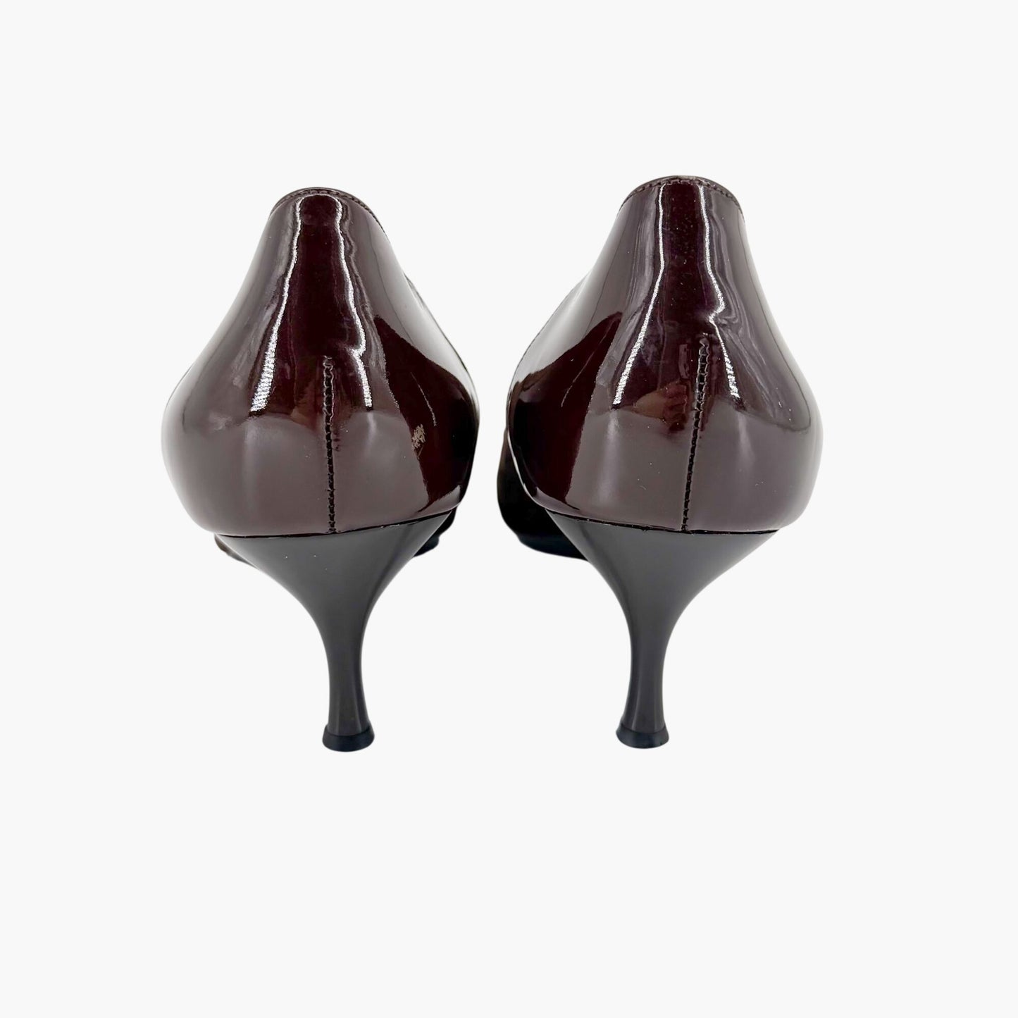 Gucci Horsebit Cap Toe Pumps Brown GG Size 9