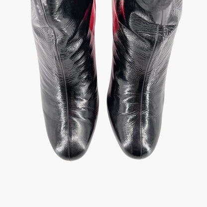 Christian Louboutin Telesiege Heel Boots Black Size 41.5