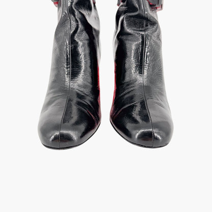 Christian Louboutin Telesiege Heel Boots Black Size 41.5