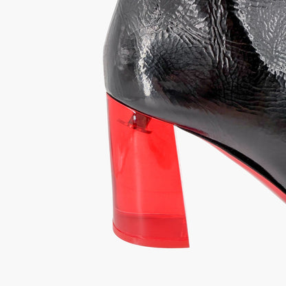 Christian Louboutin Telesiege Heel Boots Black Size 41.5