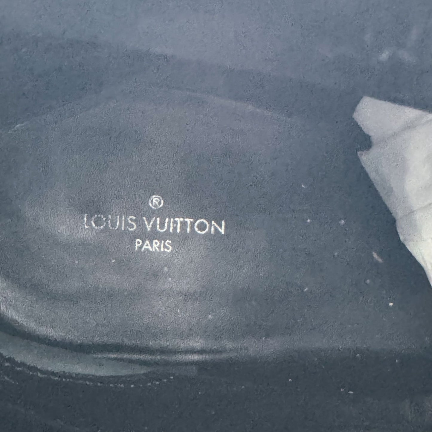 Louis Vuitton Laureate Platform Desert Combat Boot in Black Suede & LV Monogram Canvas Size 40