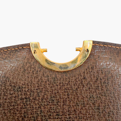 Gucci Vintage GG Monogram Crossbody Bag Beige