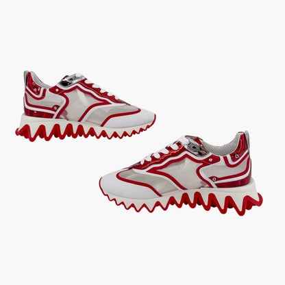 Christian Louboutin Sharkina Sneakers White Red Size 40