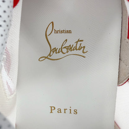Christian Louboutin Sharkina Sneakers White Red Size 40