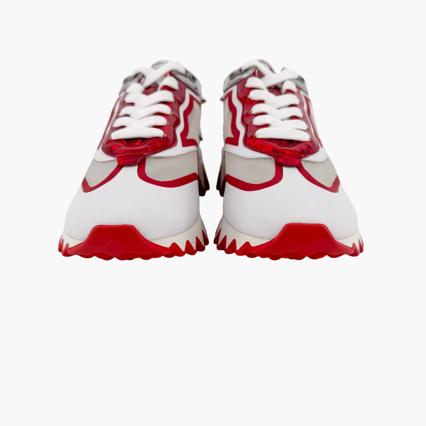 Christian Louboutin Sharkina Sneakers White Red Size 40