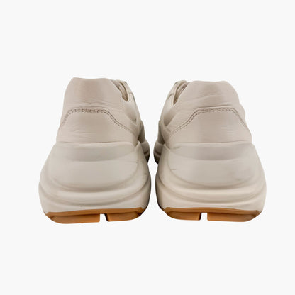 Gucci Rhyton GG Interlock Sneakers in Beige Leather – Size 39.5