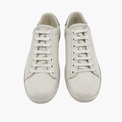 Gucci Ace GG Interlock Low-Top Sneakers in White Leather – Size 39