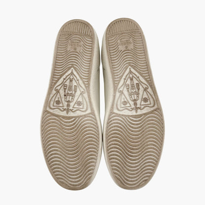 Gucci Ace GG Interlock Low-Top Sneakers in White Leather – Size 39