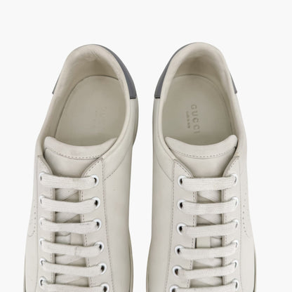 Gucci Ace GG Interlock Low-Top Sneakers in White Leather – Size 39
