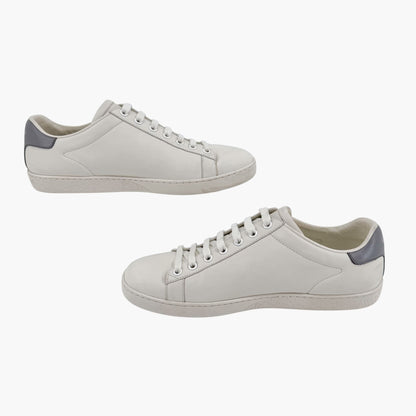 Gucci Ace GG Interlock Low-Top Sneakers in White Leather – Size 39