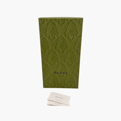 Gucci Marmont GG Thong Sandals Black Leather Size 39.5