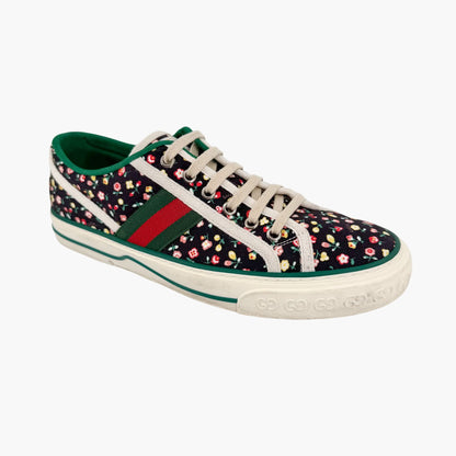 Gucci Tennis 1977 Liberty London Floral Canvas Sneakers Size 40