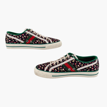 Gucci Tennis 1977 Liberty London Floral Canvas Sneakers Size 40