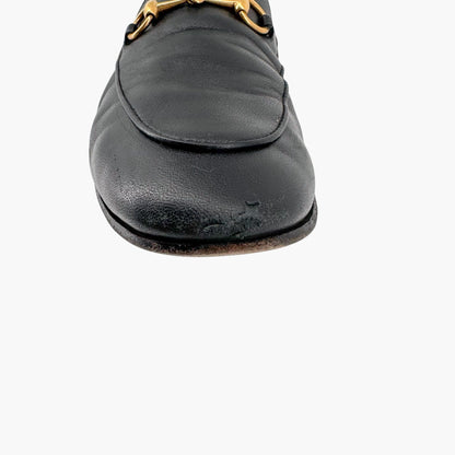 Gucci Brixton Horsebit Loafers in Black Leather – Size 39