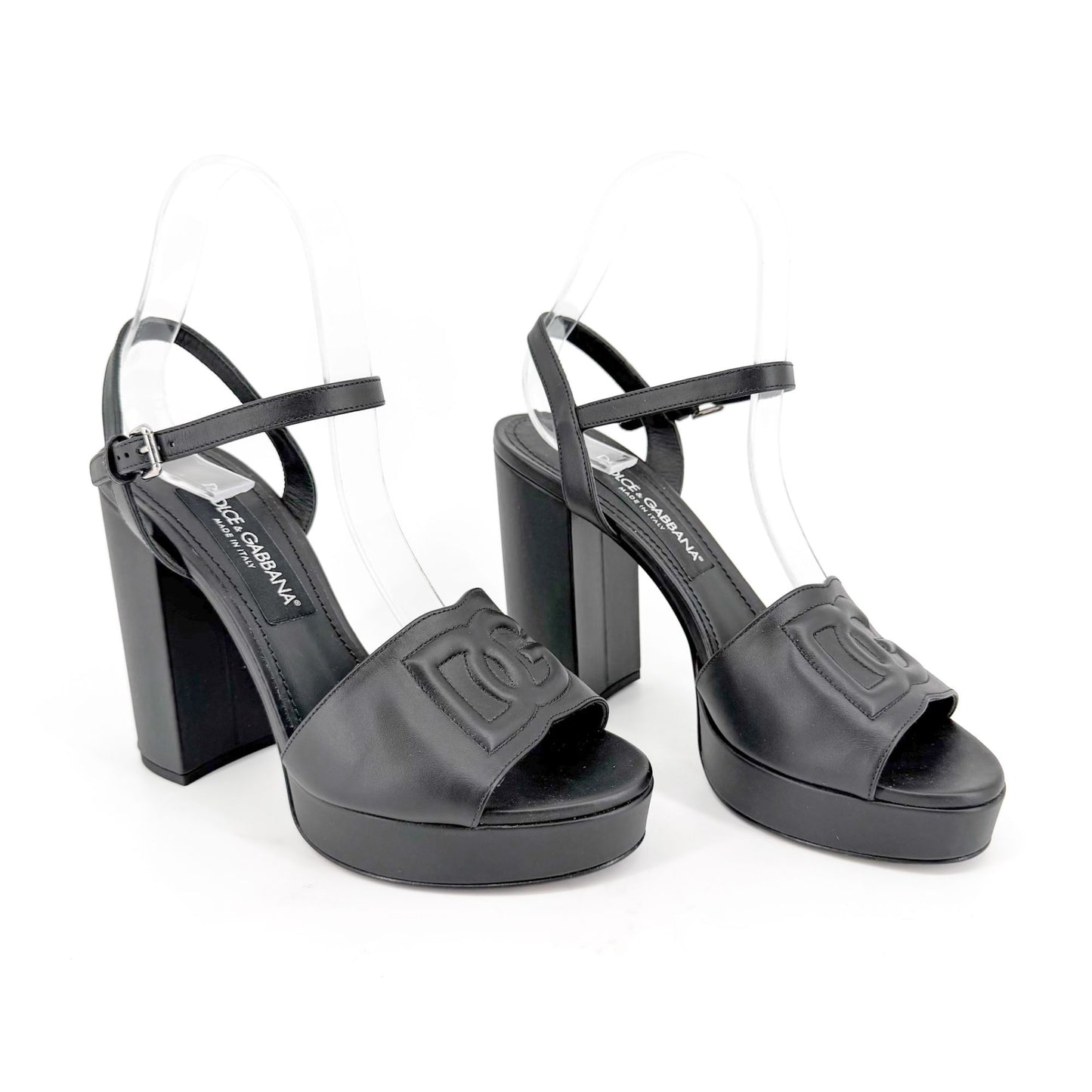 Dolce & Gabbana Keira Platform Sandals Black Size 38