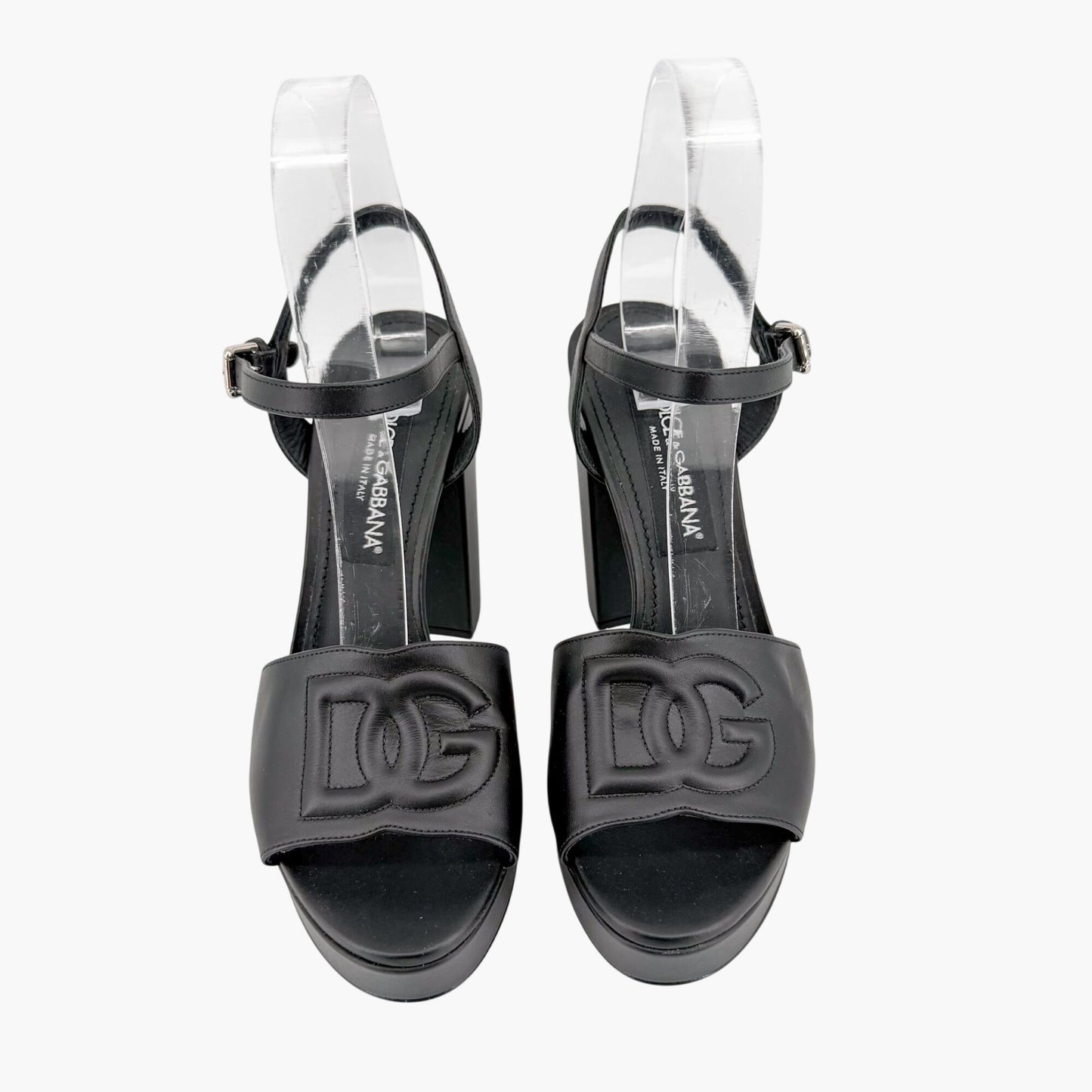 Dolce & Gabbana Keira Platform Sandals Black Size 38