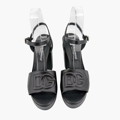Dolce & Gabbana Keira Platform Sandals Black Size 38
