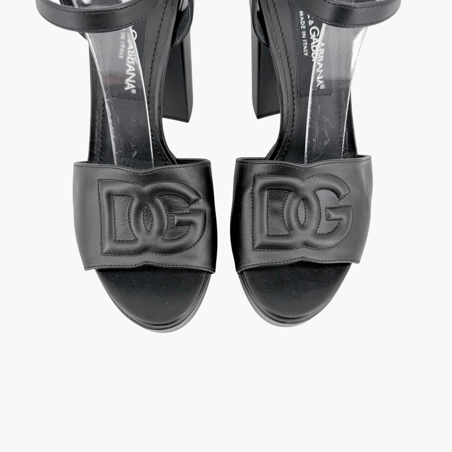 Dolce & Gabbana Keira Platform Sandals Black Size 38