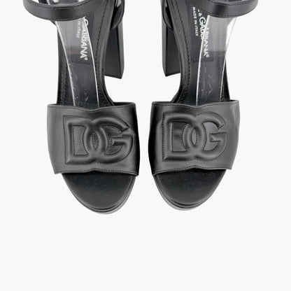 Dolce & Gabbana Keira Platform Sandals Black Size 38
