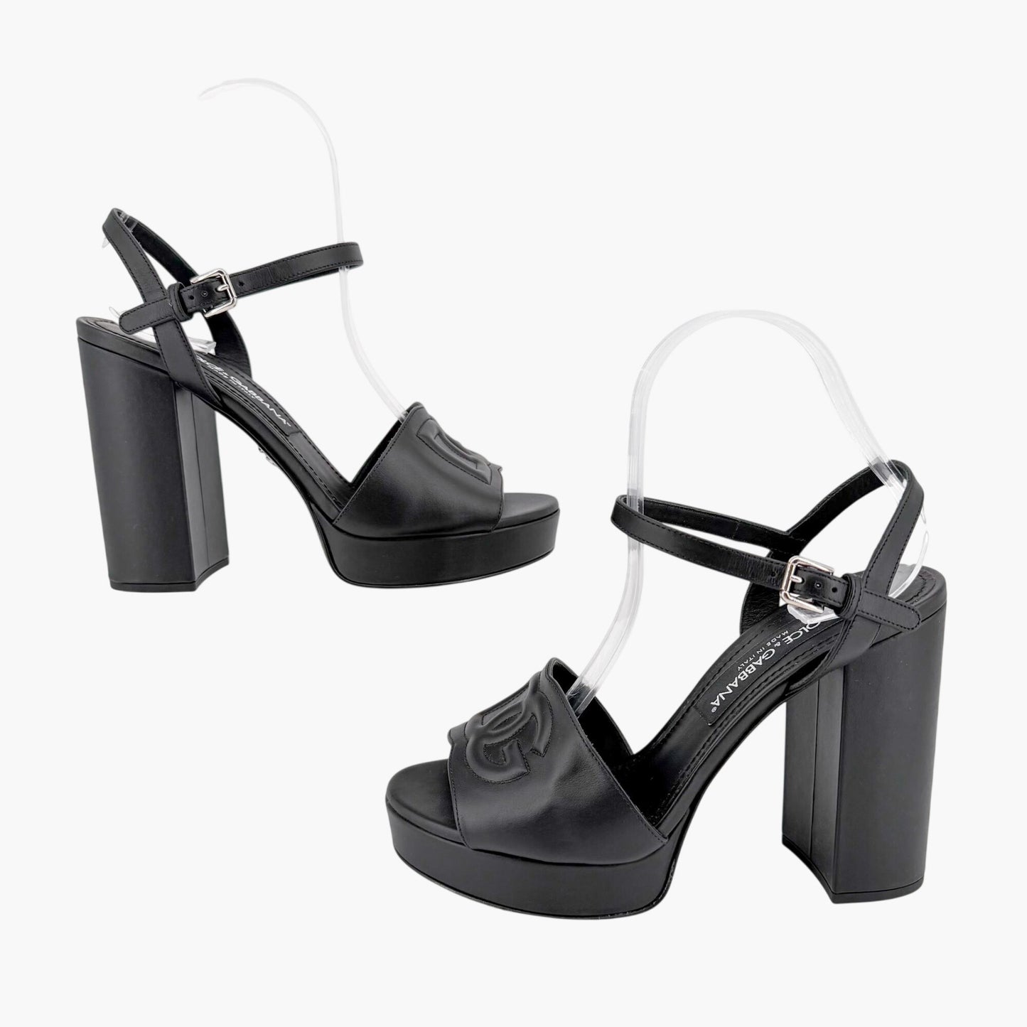 Dolce & Gabbana Keira Platform Sandals Black Size 38