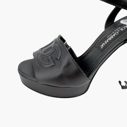 Dolce & Gabbana Keira Platform Sandals Black Size 38