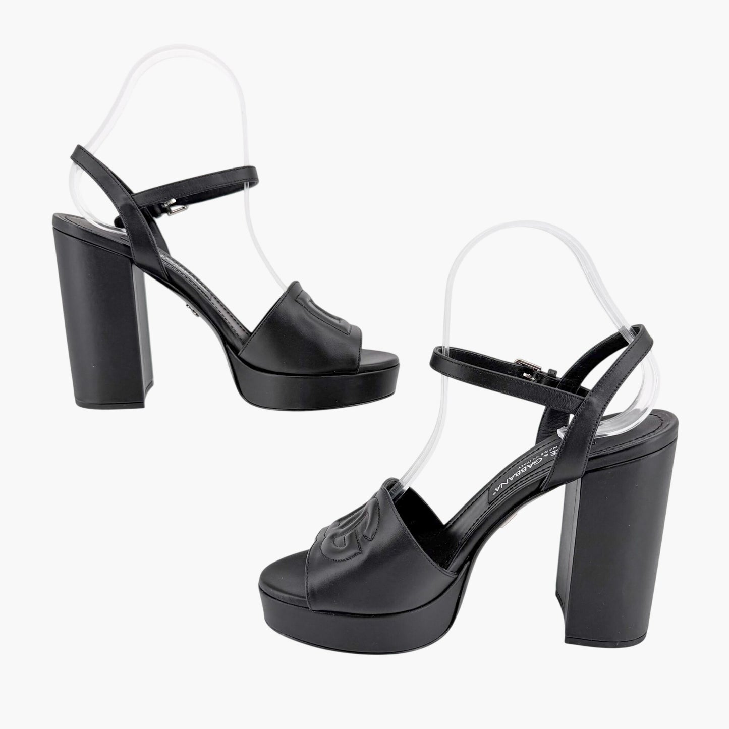 Dolce & Gabbana Keira Platform Sandals Black Size 38