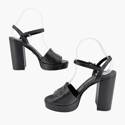Dolce & Gabbana Keira Platform Sandals Black Size 38