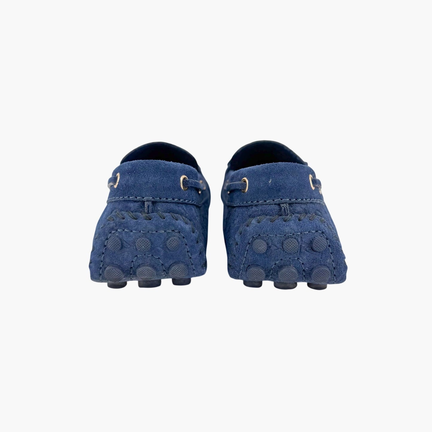 Louis Vuitton Gloria Loafers Blue Suede Size 40