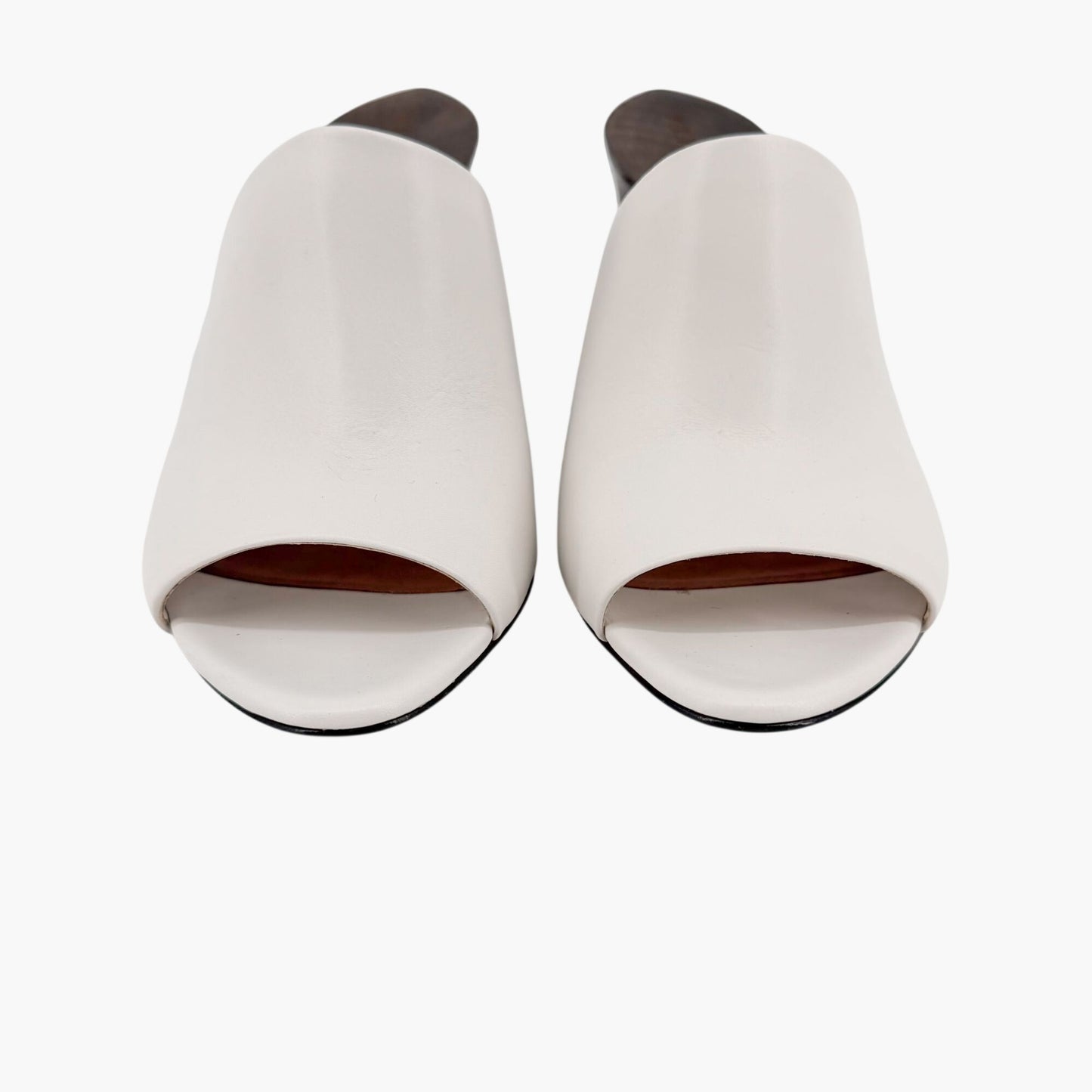 Alaïa La Sculpture Clog Mules White Size 38