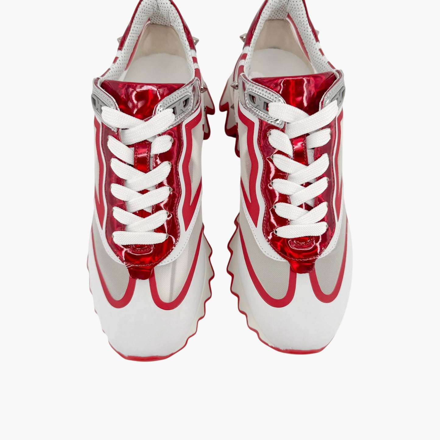 Christian Louboutin Sharkina Sneakers White Red Size 37