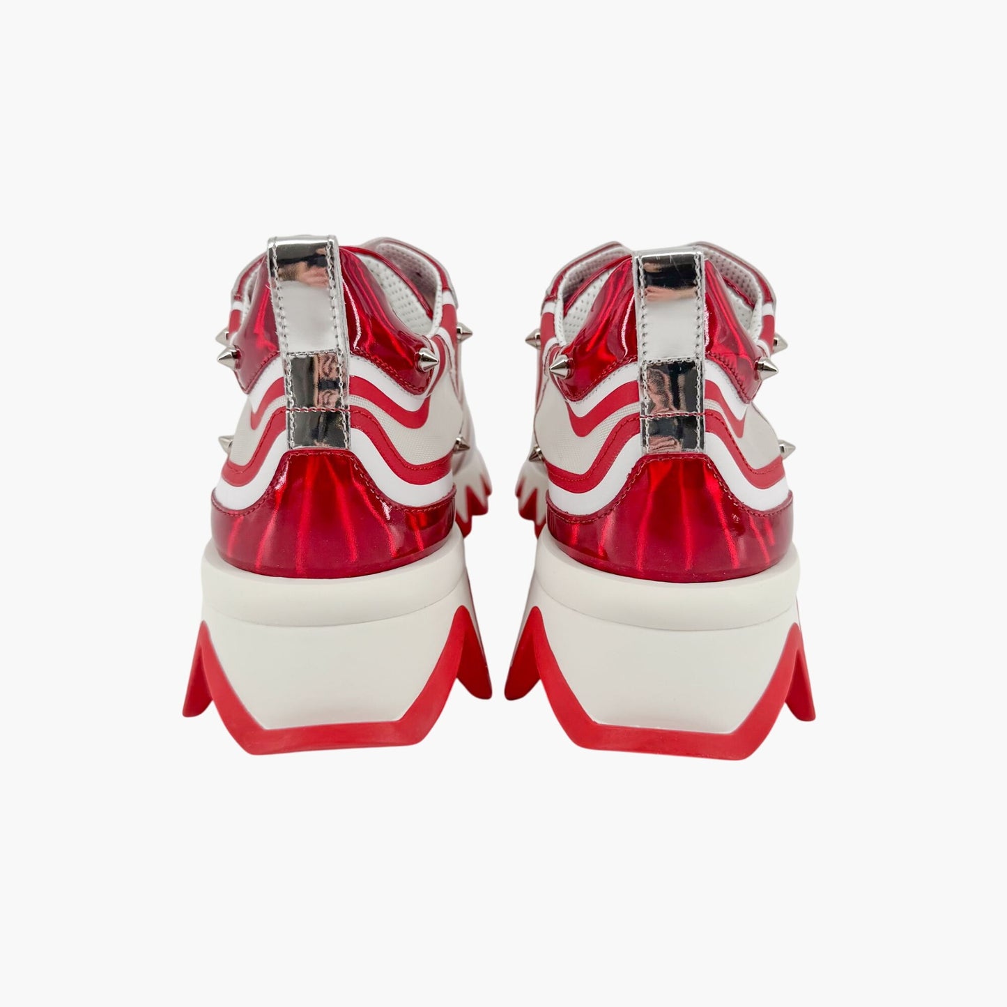 Christian Louboutin Sharkina Sneakers White Red Size 37