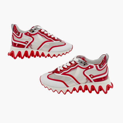 Christian Louboutin Sharkina Sneakers White Red Size 37