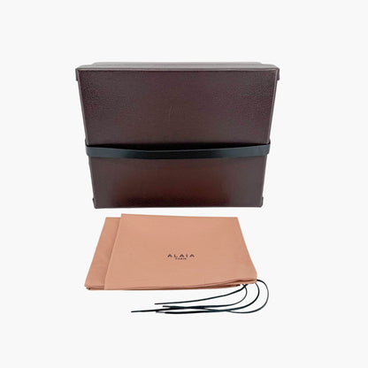 Alaïa Le Sabot Studded Clogs White Leather Size 39