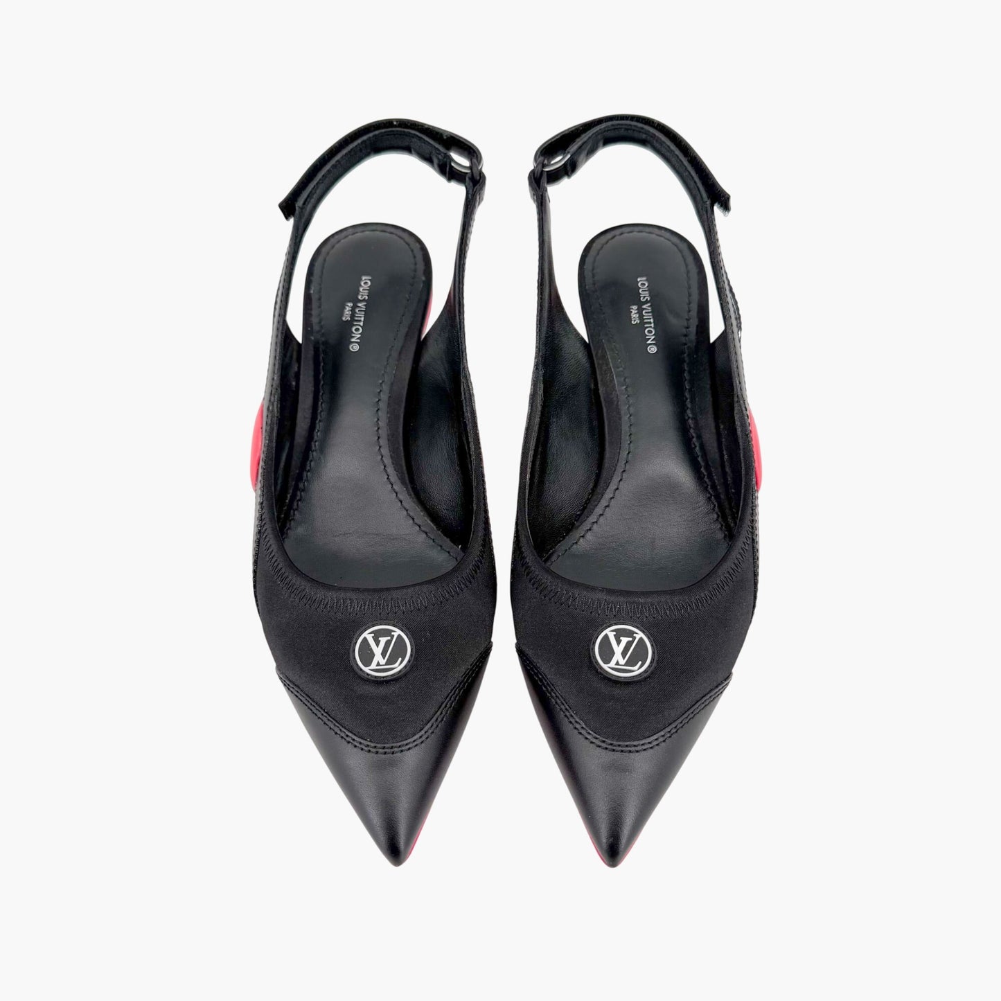 Louis Vuitton Archlight Slingback Pumps Black Size 37.5